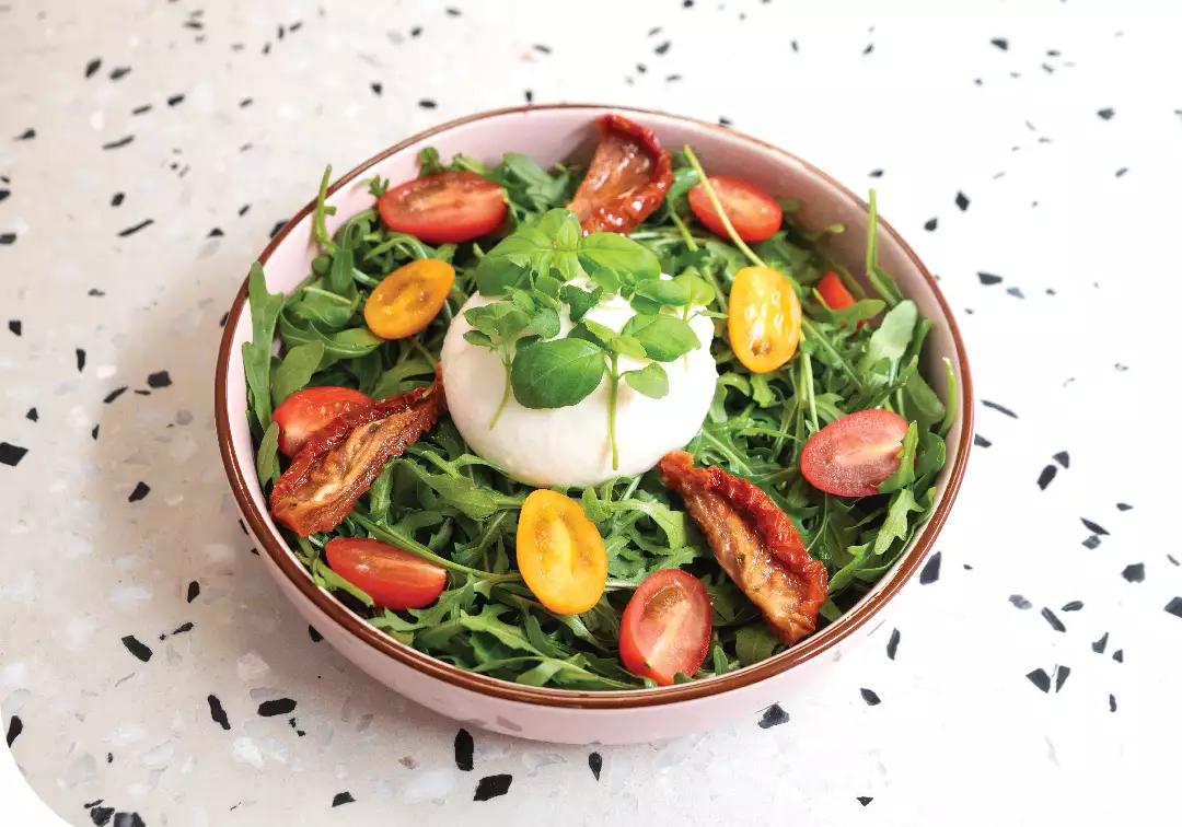 Burrata caprese